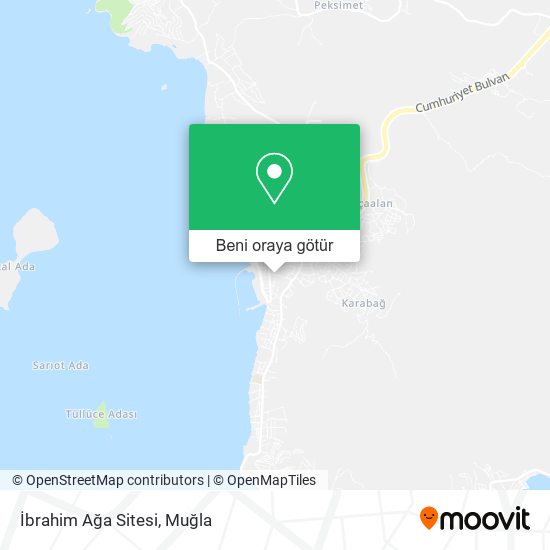 İbrahim Ağa Sitesi harita