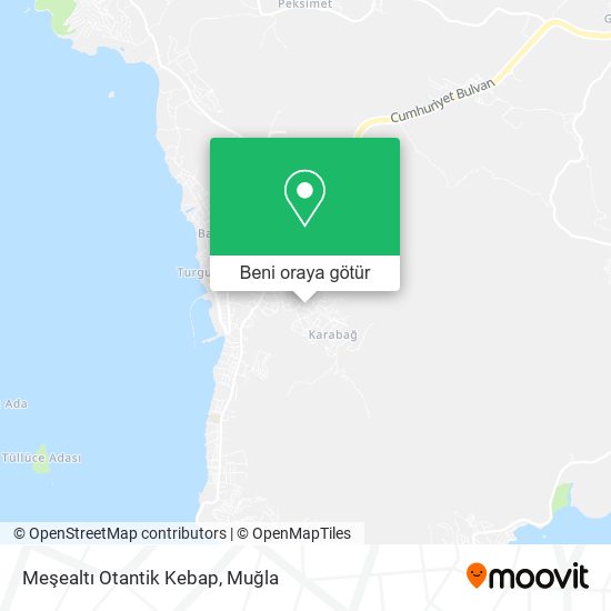 Meşealtı Otantik Kebap harita