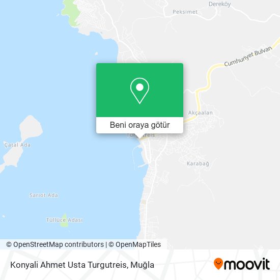 Konyali Ahmet Usta Turgutreis harita