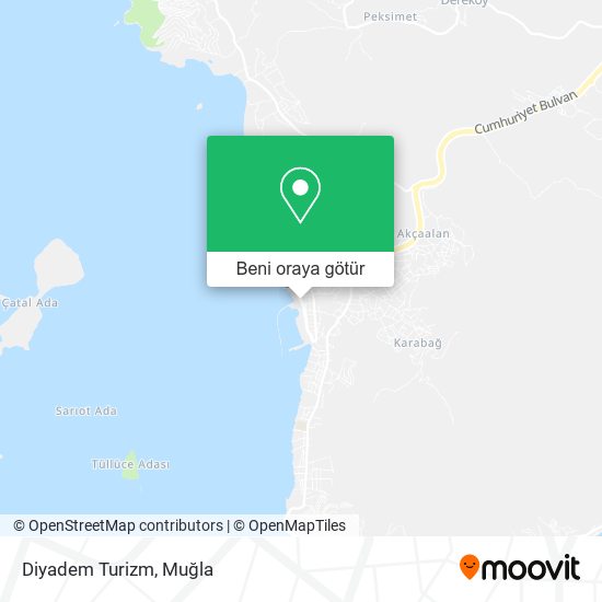 Diyadem Turizm harita