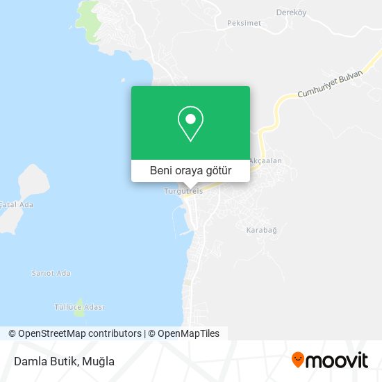 Damla Butik harita