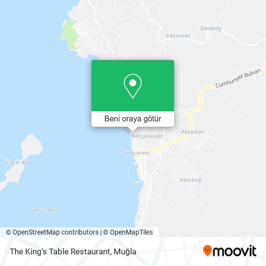 The King's Table Restaurant harita