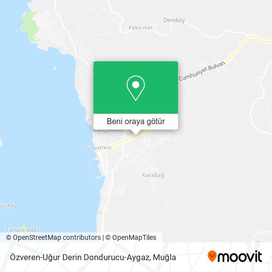Özveren-Uğur Derin Dondurucu-Aygaz harita