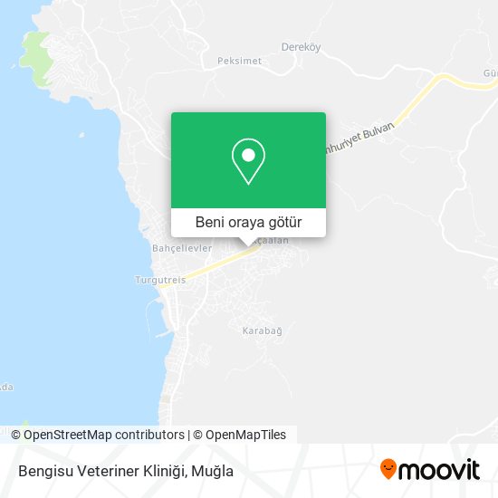 Bengisu Veteriner Kliniği harita