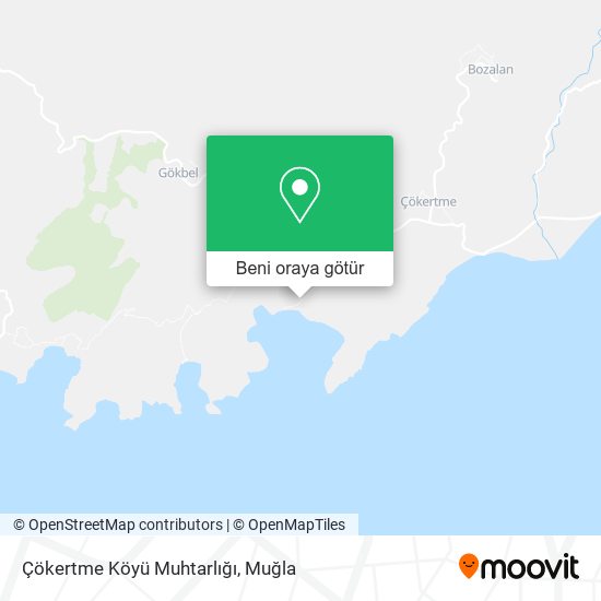 Çökertme Köyü Muhtarlığı harita