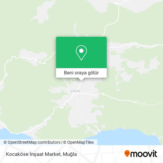 Kocaköse İnşaat Market harita