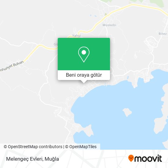 Melengeç Evleri harita