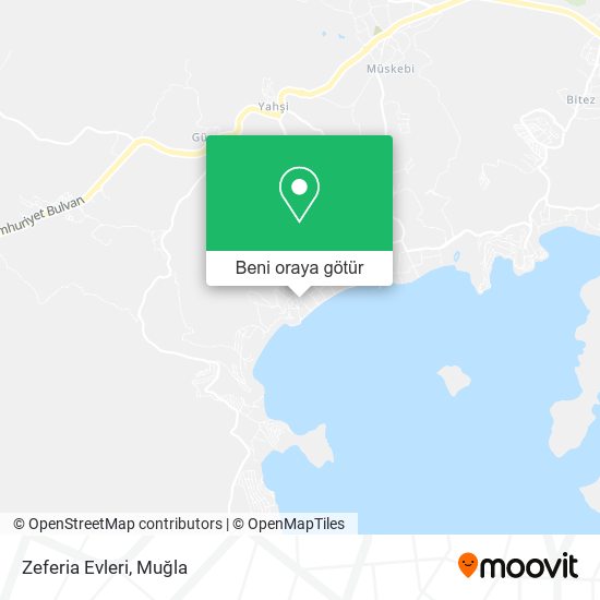 Zeferia Evleri harita