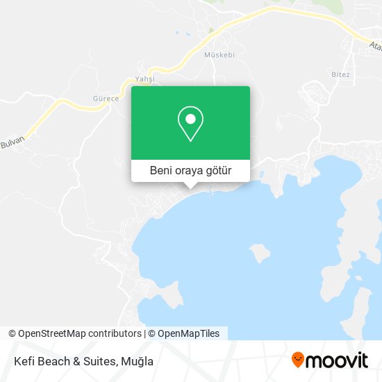 Kefi Beach & Suites harita