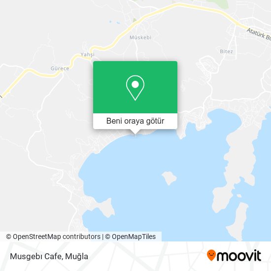 Musgebı Cafe harita