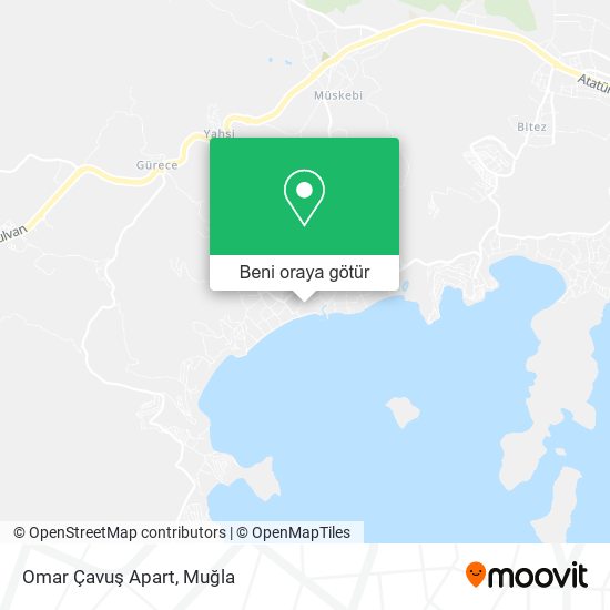 Omar Çavuş Apart harita