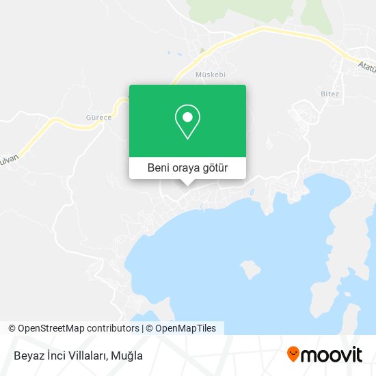 Beyaz İnci Villaları harita