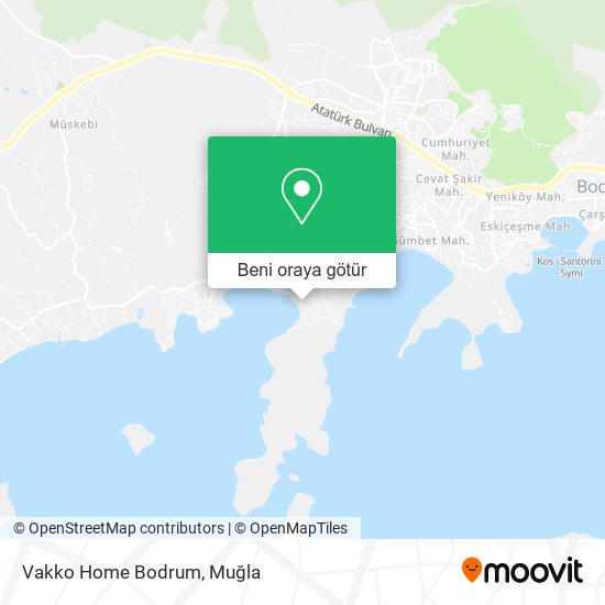 Vakko Home Bodrum harita