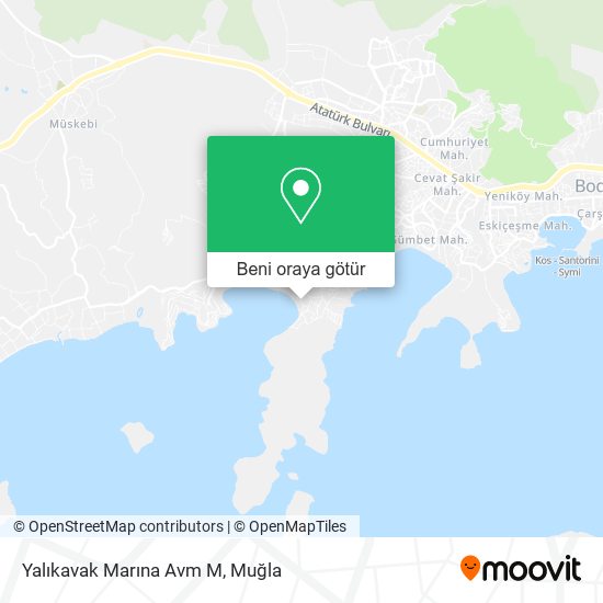 Yalıkavak Marına Avm M harita
