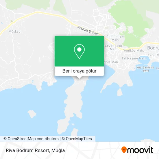 Riva Bodrum Resort harita