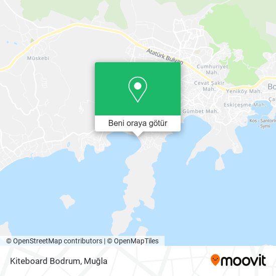 Kiteboard Bodrum harita