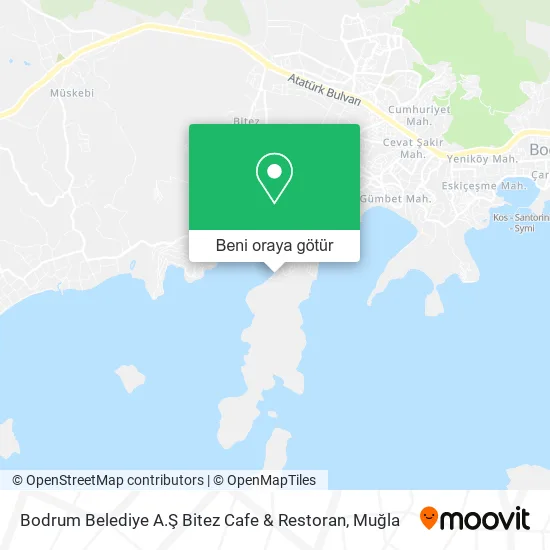Bodrum Belediye A.Ş Bitez Cafe & Restoran harita