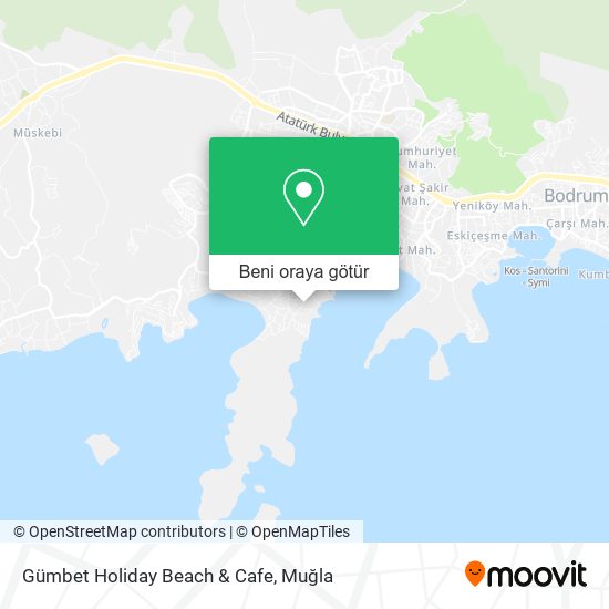 Gümbet Holiday Beach & Cafe harita