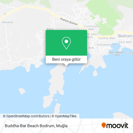 Buddha-Bar Beach Bodrum harita