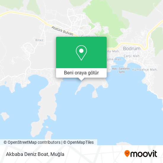 Akbaba Deniz Boat harita