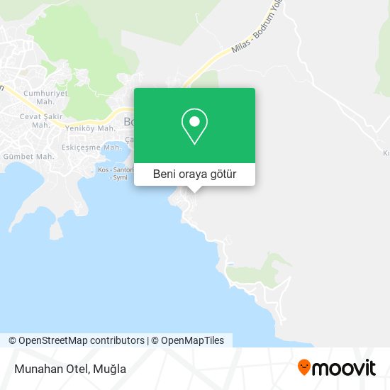 Munahan Otel harita