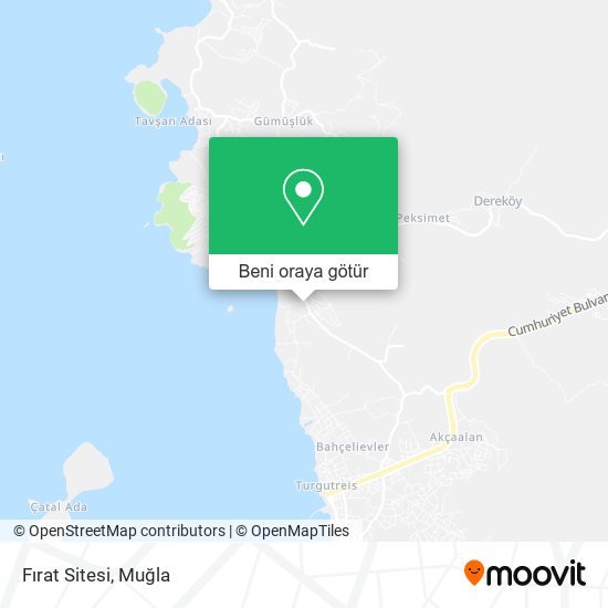 Fırat Sitesi harita