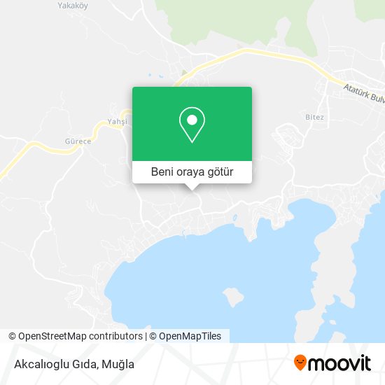 Akcalıoglu Gıda harita