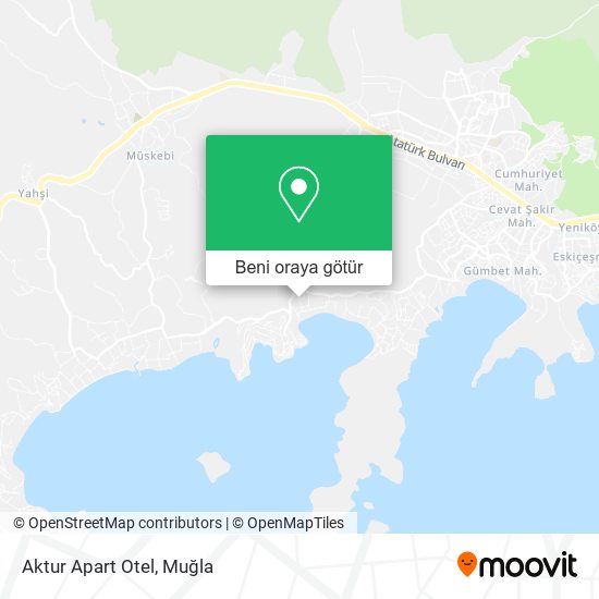 Aktur Apart Otel harita