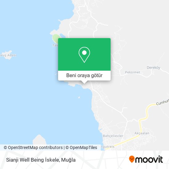 Sianji Well Being İskele harita