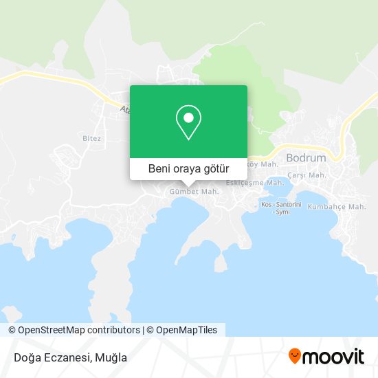 Doğa Eczanesi harita