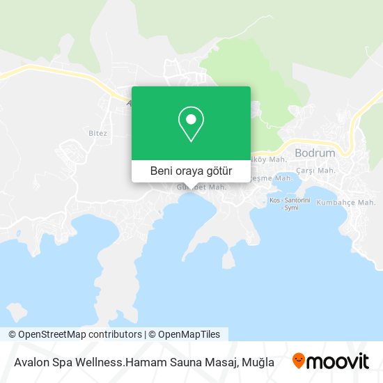 Avalon Spa Wellness.Hamam Sauna Masaj harita