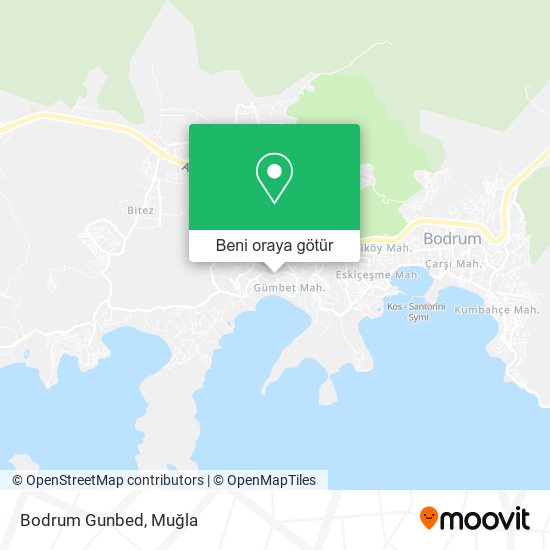 Bodrum Gunbed harita