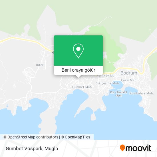 Gümbet Vospark harita