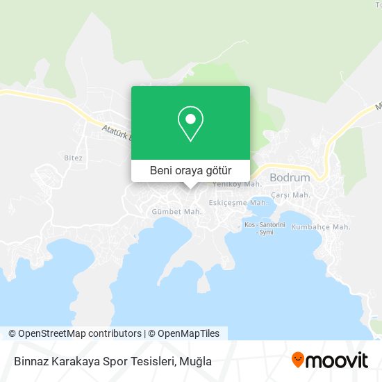 Binnaz Karakaya Spor Tesisleri harita