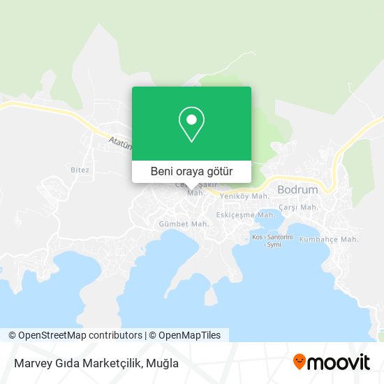 Marvey Gıda Marketçilik harita