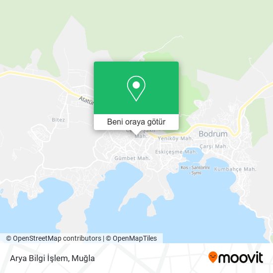 Arya Bilgi İşlem harita
