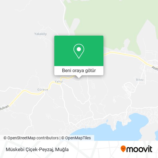Müskebi Çiçek-Peyzaj harita