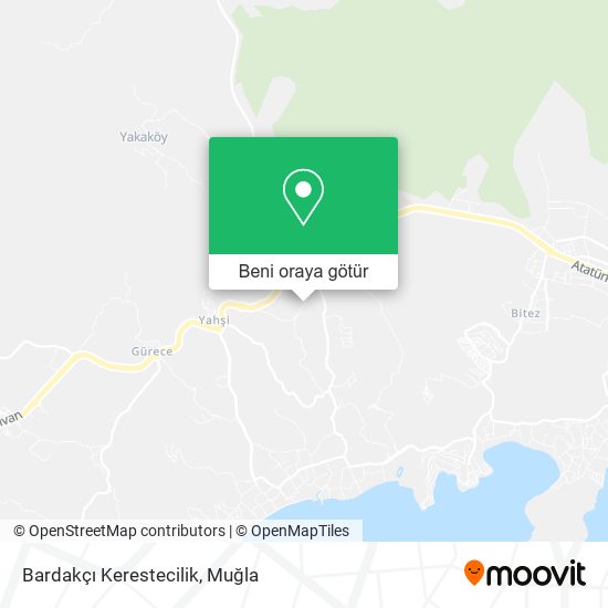 Bardakçı Kerestecilik harita
