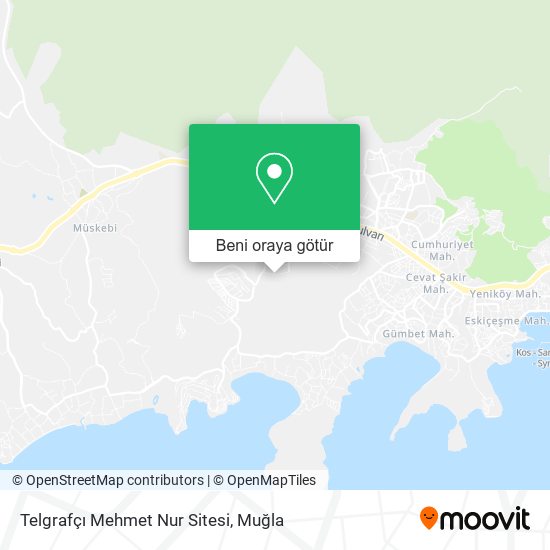 Telgrafçı Mehmet Nur Sitesi harita