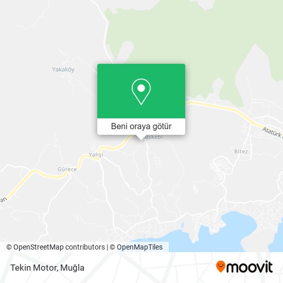 Tekin Motor harita