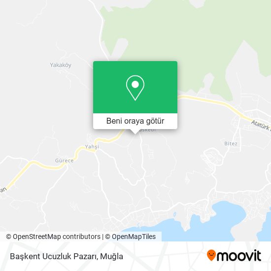 Başkent Ucuzluk Pazarı harita