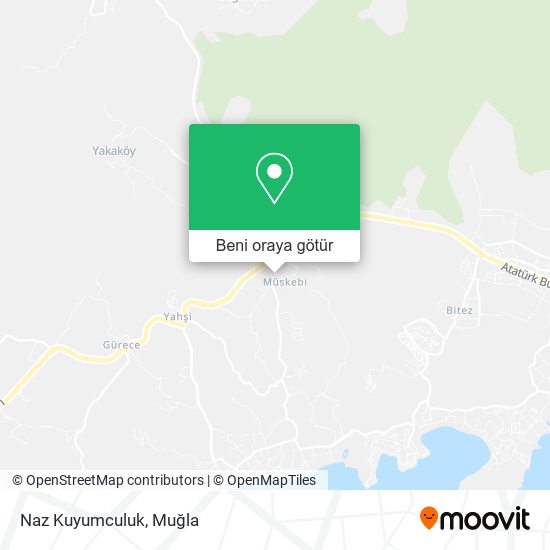 Naz Kuyumculuk harita