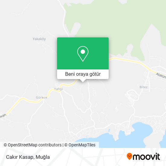 Cakır Kasap harita