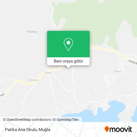 Patika Ana Okulu harita
