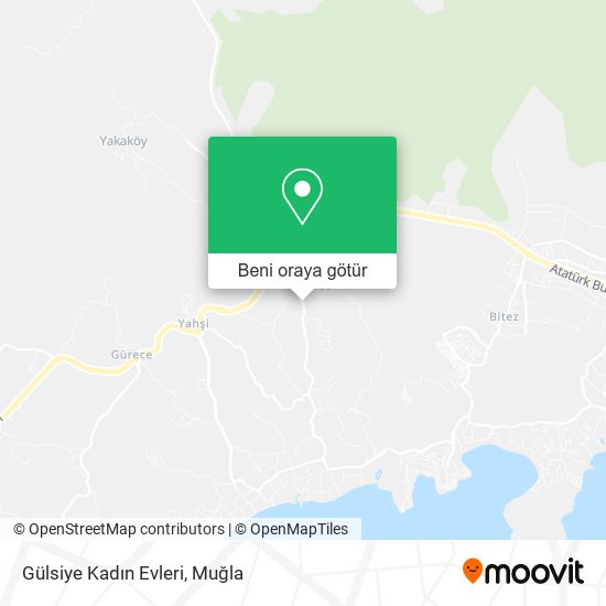 Gülsiye Kadın Evleri harita