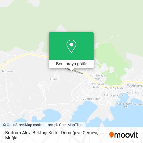 Bodrum Alevi Bektaşi Kültür Derneği ve Cemevi harita