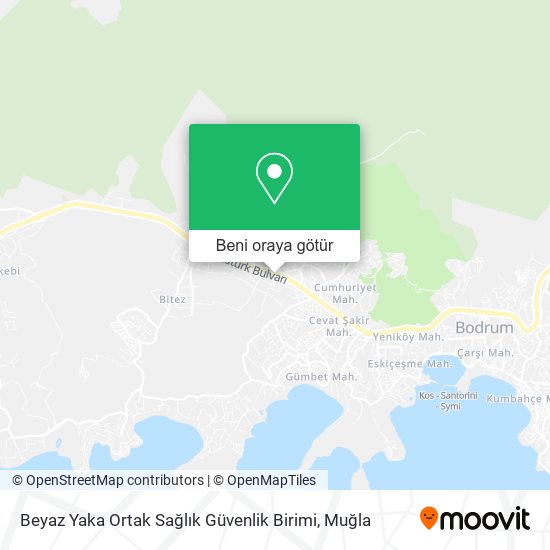 Beyaz Yaka Ortak Sağlık Güvenlik Birimi harita