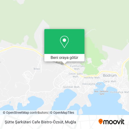 Şütte Şarküteri Cafe Bistro-Özsüt harita