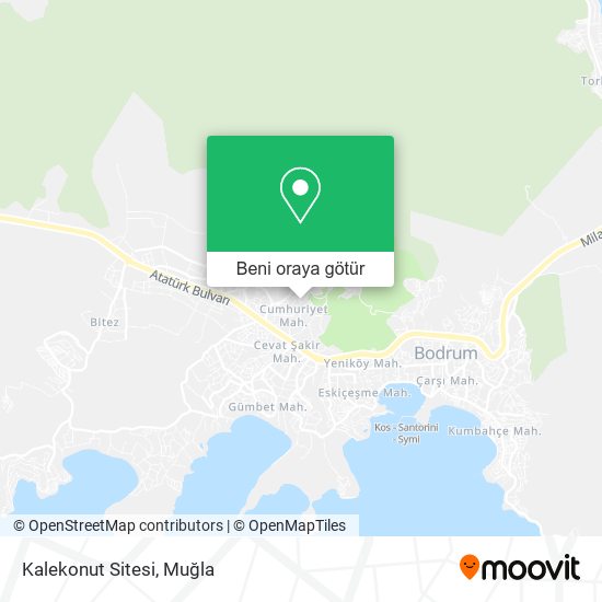 Kalekonut Sitesi harita
