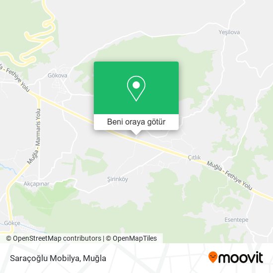 Saraçoğlu Mobilya harita